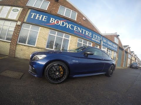 Brand Mercedes- Benz C63 AMG Brake Caliper Colour Change Modification The Bodycentre Ltd