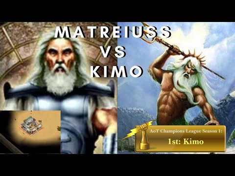 Matreiuss (Oranos) vs Kimo (Poseidon) - Age of Mythology: The Titans (Game 2)