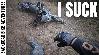 Pushing My Limits with Riders Way Better Than Me | ADV Riding in British Columbia