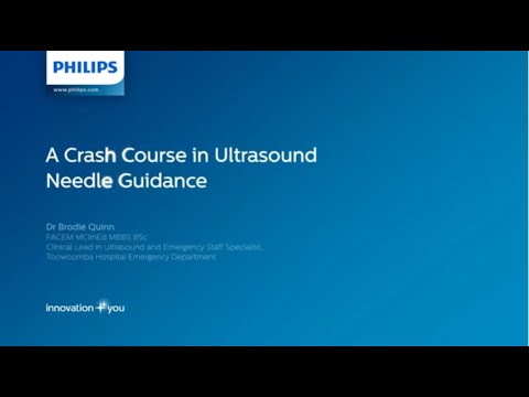A crash course in ultrasound needle guidance