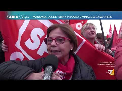Manovra, la CGIL torna in piazza e minaccia lo sciopero