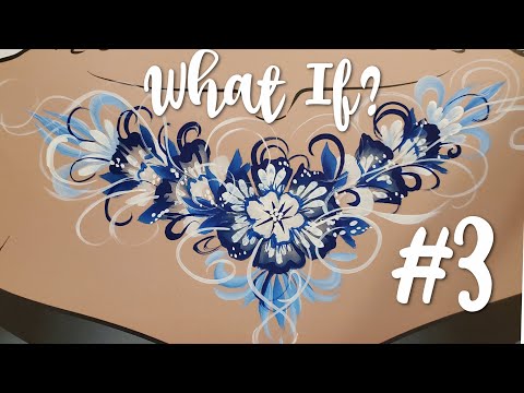 What If? #3/100 Only Two Colors- Face Painting Exploration