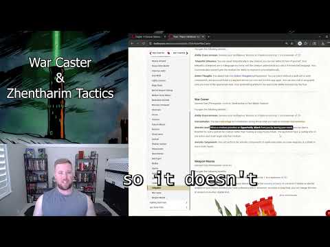 Rules Interactions: Zhentarim Tactics and War Caster