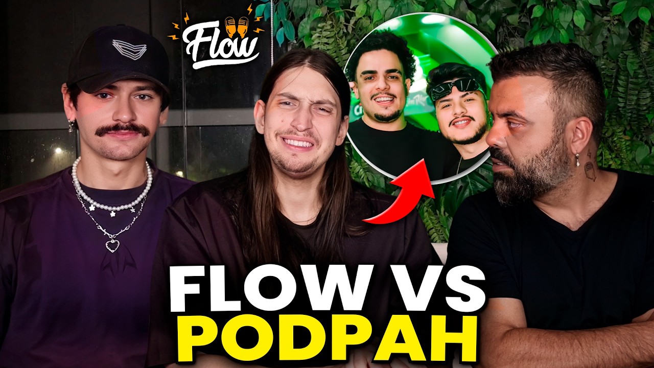 Igor 3k e Gian falam sobre o Monark e Podpah - Live com Flow Podcast