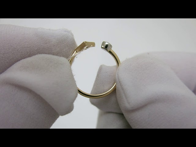 Золотое кольцо Louis Vuitton нхк66 Видеообзор