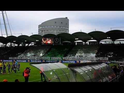 SK Sturm Graz - FC Rubin Kazan 2:3 (1:2), Europa League 2015/16 - 3. Runde, 30.07.2015, Choreo