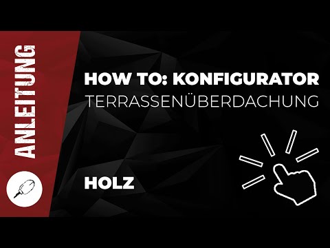 So einfach ist der steda Online-Konfigurator - Terrassenüberdachung aus Holz  I  www.steda.de