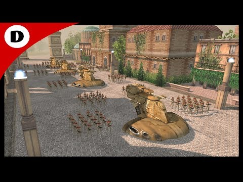 INVASION OF THEED ~ Epic Tank Street Battle - Men of War Star Wars Mod