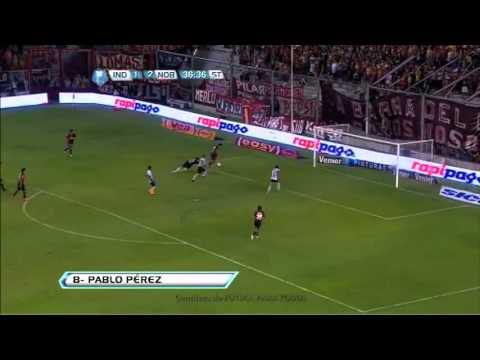 Gol de Pérez Independiente 1   Newell's 3 Fecha 1 Torneo Final 2013 Fútbol Para Todos