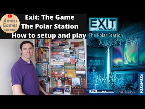 How to setup, play and unbox The Polar Station (Exit game) by * AmassGames *