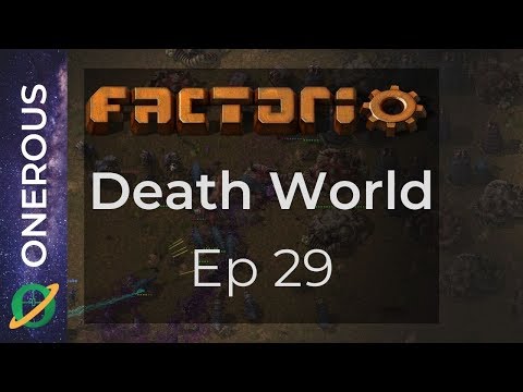 Factorio Death World Ep 29: Crude Oil Outpost Complete