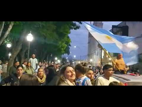 Festejos Argentina Finalista de la Copa del Mundo 2026 Gualeguay, Entre Rios