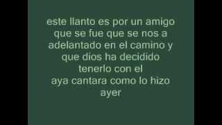 Intocable - El Amigo Que Se Fue Letra