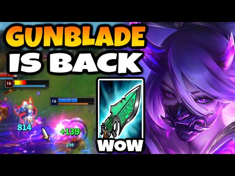 AKALI is getting GUNBLADE BACK. Now she can heal while splitting easily.