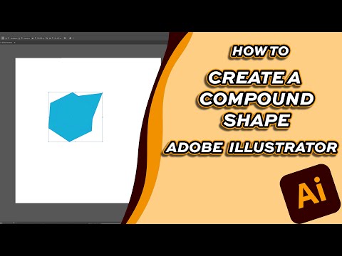 How to Create a Compound Shape and the difference with United Shape [Adobe Illustrator]