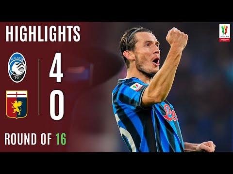 ATALANTA-GENOA 4-0 | HIGHLIGHTS | Atalanta Through With a Haul | Coppa Italia Frecciarossa 2025/26