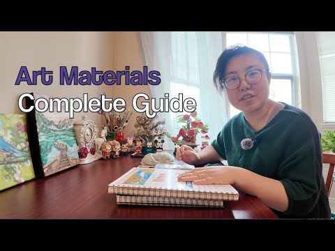 A Complete Guide to Sketching Materials 🎨 Pen and Watercolors