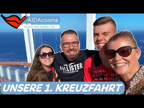 The 1st time on a CRUISE ⛴ AIDAcosma Part 1 #aida #luluundleon #vacation