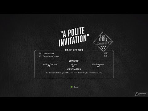 Walkthrough: L.A. Noire 100% - A Polite Invitation