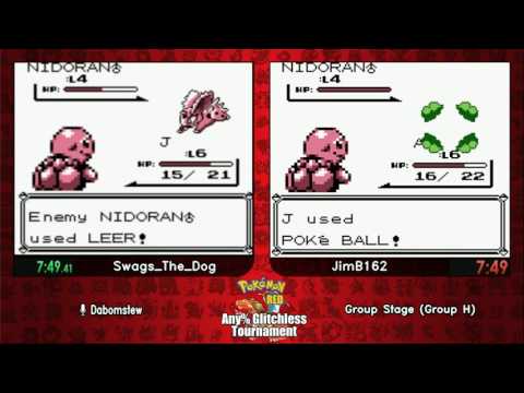 Swags_The_Dog vs JimB162.  Pokemon Red Tournament 2017