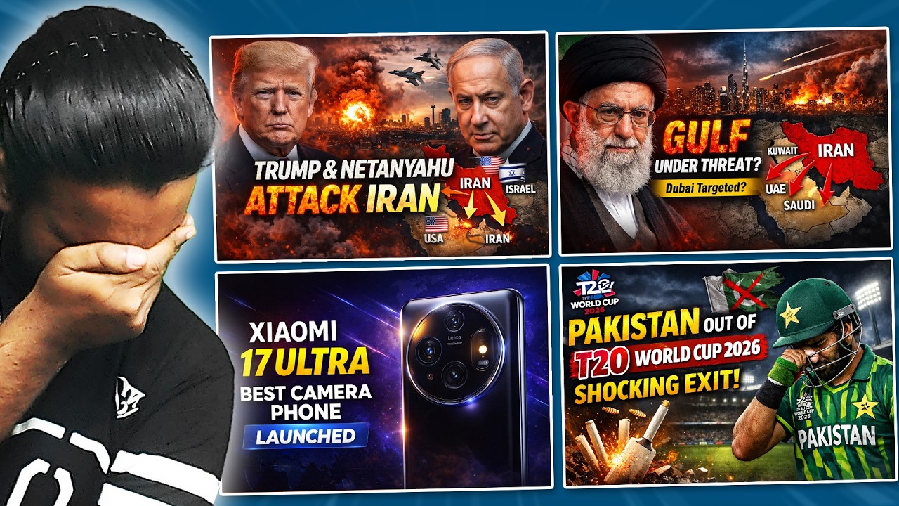 Iran getting Attacked by US, Iran Attacking Dubai Kuwait Saudi, Pakistan Eliminated From World Cup