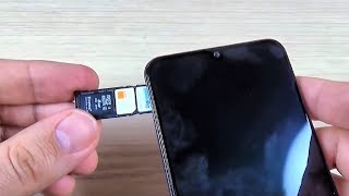 INSERT SIM & SD CARD Samsung Galaxy A10, A20, A30, A40, A50, A70 (Dual SIM)