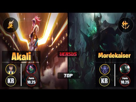 Untara AKALI (Top) [Fleet Footwork] VS MORDEKAISER - Diamond KR Patch 10.25