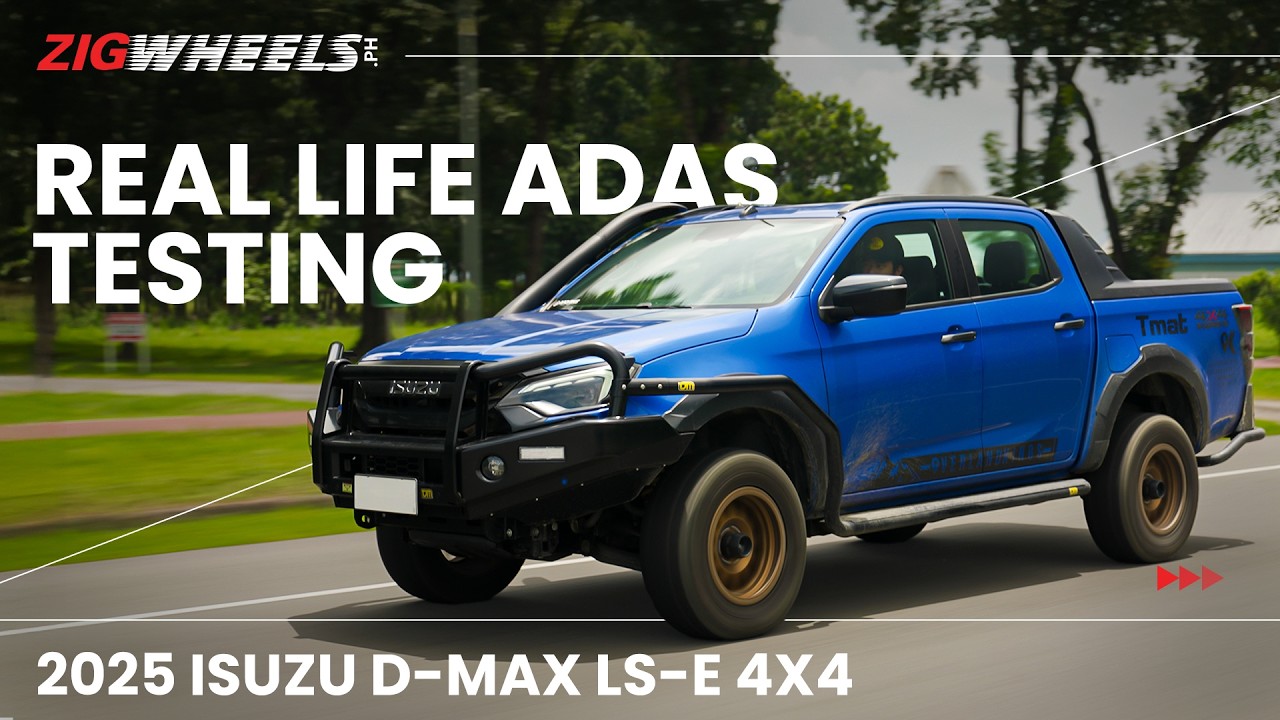 2025 Isuzu D-Max LS-E 4x4 | Real Life ADAS Testing | Zigwheels.Ph