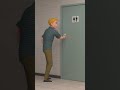 BATHROOM IS LOCKED Shorts