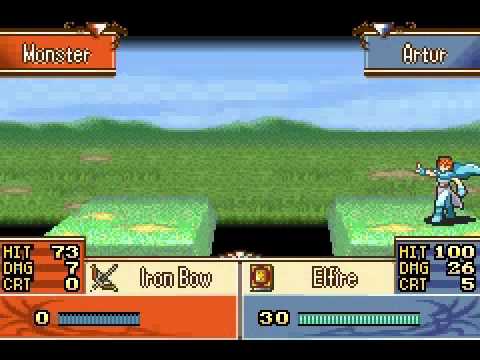 Fire Emblem Sacred Stones Elfire Animation