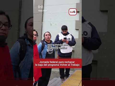 Jornada federal en Neuquén contra la baja del programa Volver al Trabajo