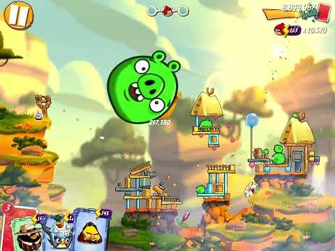 Angry Birds 2 AB2 🚨 Daily Challenge ✅ 3-3-4😅 02/13/2022 💕 Lenny as extra card