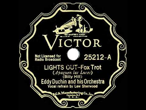 1936 HITS ARCHIVE: Lights Out - Eddy Duchin (Lew Sherwood, vocal)
