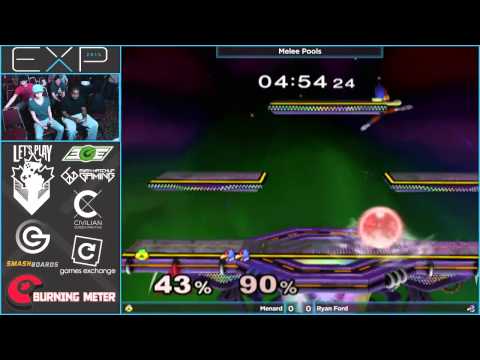 EXP 2015 - Menard (Sheik) vs Ryan Ford (Falco) - Melee Singles R1 Pools