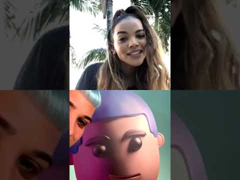 Leslie Grace con Abraham Mateo en Live | Directo Instagram