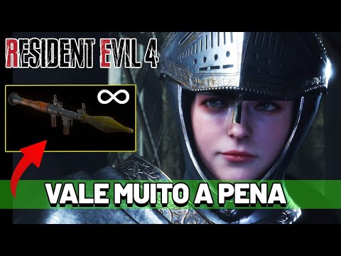 RESIDENT EVIL 4 REMAKE BAZOOKA + MUNIÇÃO INFINITA + ROUPA DA ASHLEY ARMADURA + TODOS OS BOSSES  PTBR