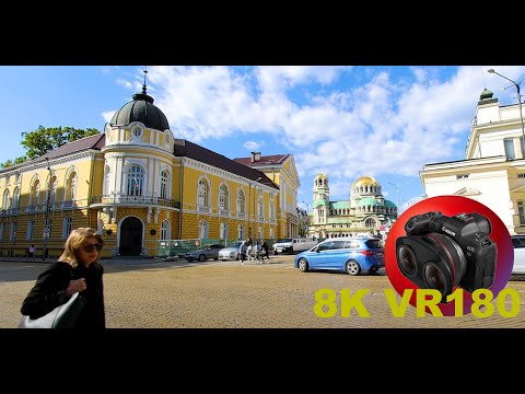 SOFIA BULGARIA a general look at the picturesque Capital City in SPRING 8K 4K VR180 3D Travel