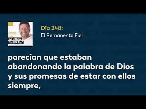 Día 248 El Remanente Fiel — La Biblia en un Año