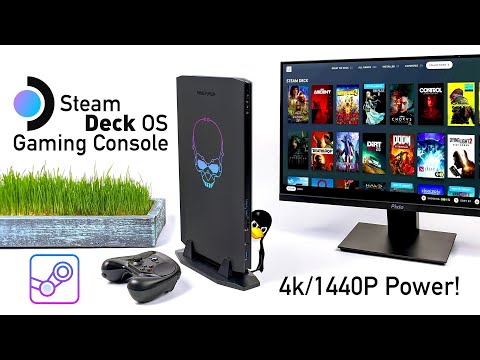 It's Now A Next Gen SteamOS 3 Gaming Console! Fast & Thin, NucXi7 Deck OS Hands On