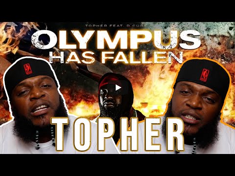 TWIGGA IS AGAINST THE GOVERNMENT - Topher - Olympus Has Fallen (feat. @D.Cure)[Lyric Video]REACTION