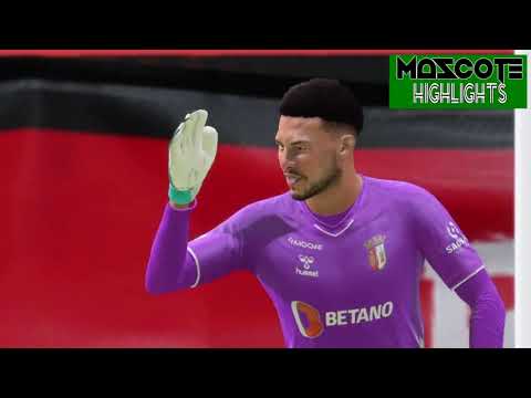 Braga vs AS Monaco 2 0 Highlights   UEL Round of 16