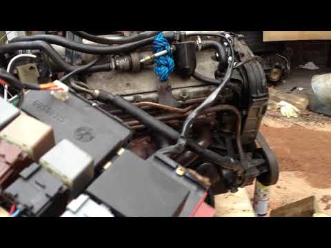 Alfa v6 first start after removal from the car...