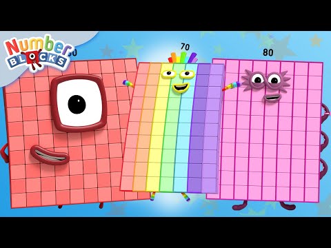 Summer Funny Math! | Numberblocks 1 Hour Compilation | 123 - Numbers Cartoon For Kids
