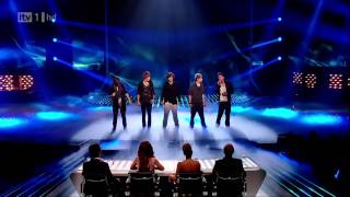 One Direction - The X Factor 2010 Live Show 4 - Total Eclipse Of The Heart (Full) HD