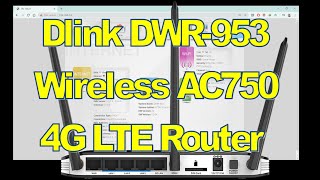 Dlink DWR-953 Wireless AC750 4G LTE Router