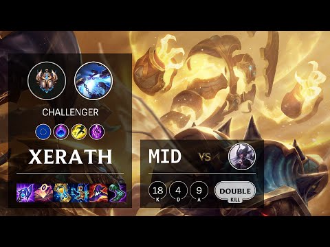 Xerath Mid vs Syndra - EUW Challenger Patch 11.22