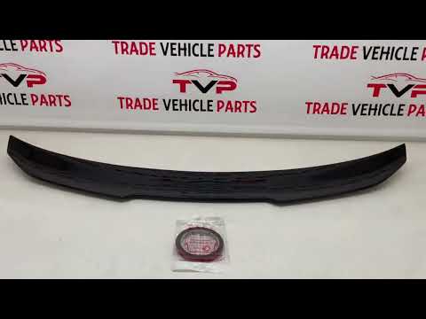 Fits BMW 4 Series F32 Coupe 2013-2020 Rear Trunk Boot Lip Spoiler Carbon Look video