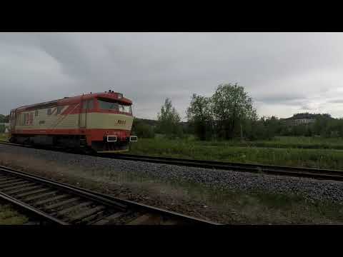 Odjezd lokomotivy 749 162 z Meziměstí