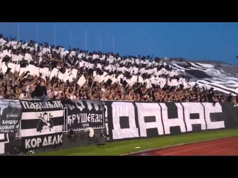 Grobari koreografija : Partizan - Tottenham 18.09.2014