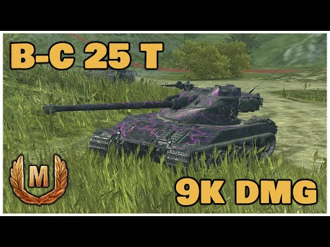 B-C 25 T | 9k DAMAGE | 4 KILLS | World of tanks blitz
